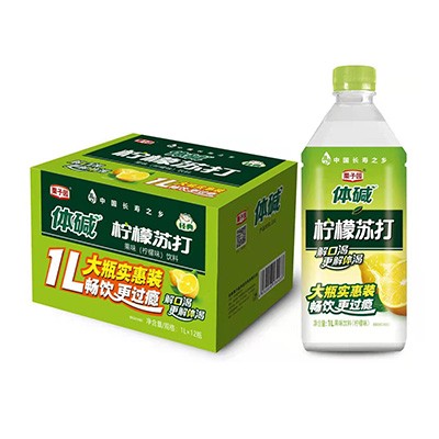 體堿檸檬蘇打水1L